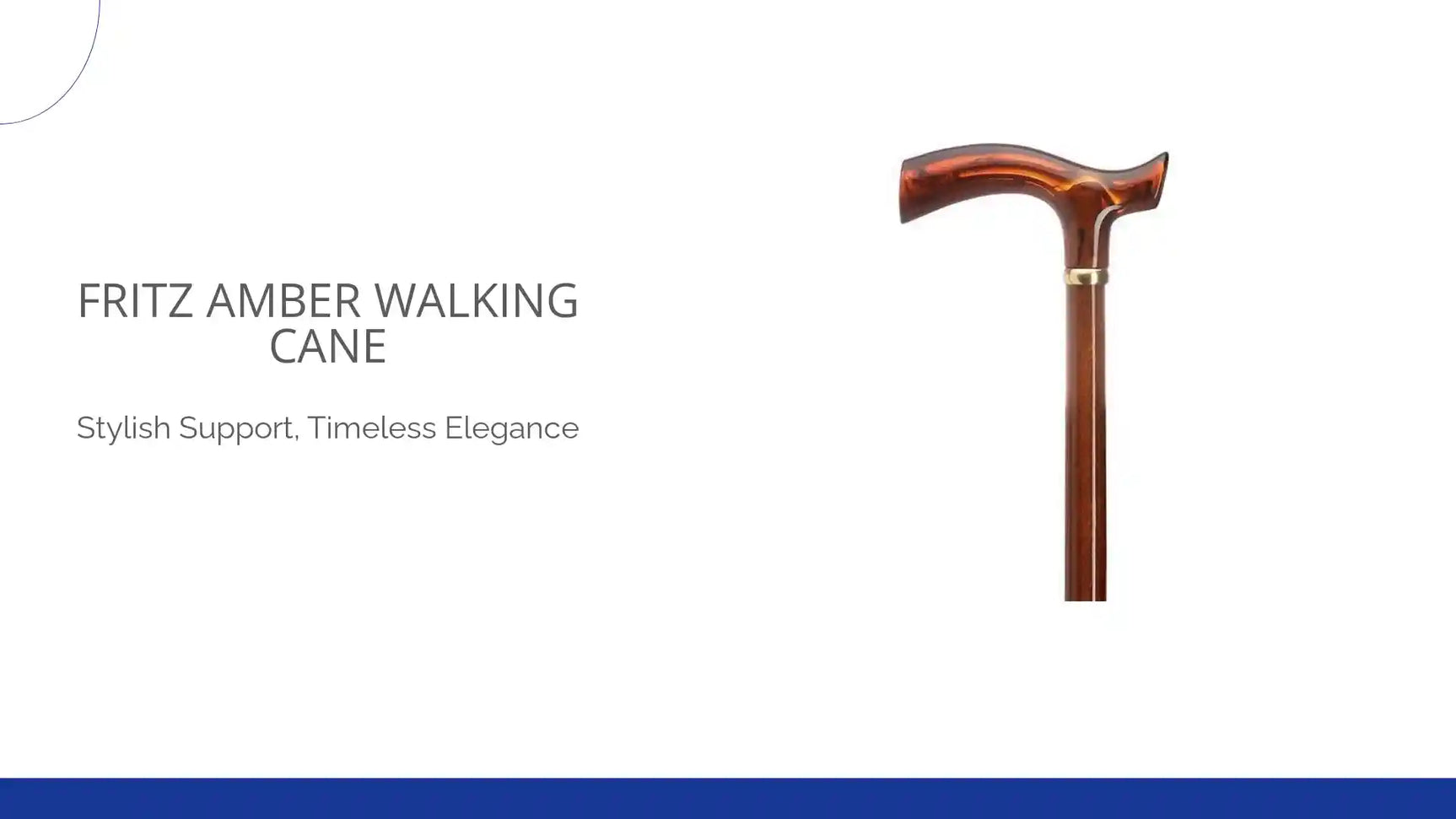 Fritz Amber Walking Cane by@Outfy