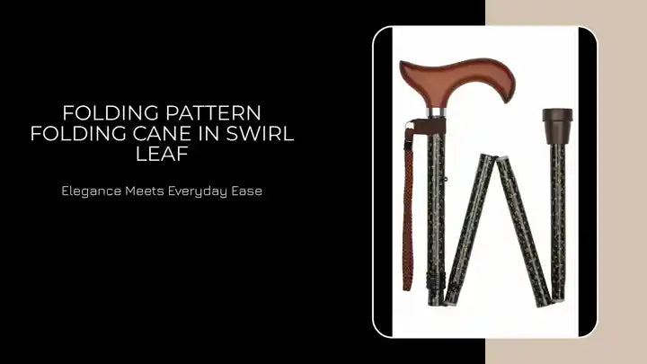 Folding Pattern Folding Cane in Swirl Leaf by@Outfy
