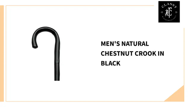 Men's Natural Chestnut Crook in Black by@Outfy