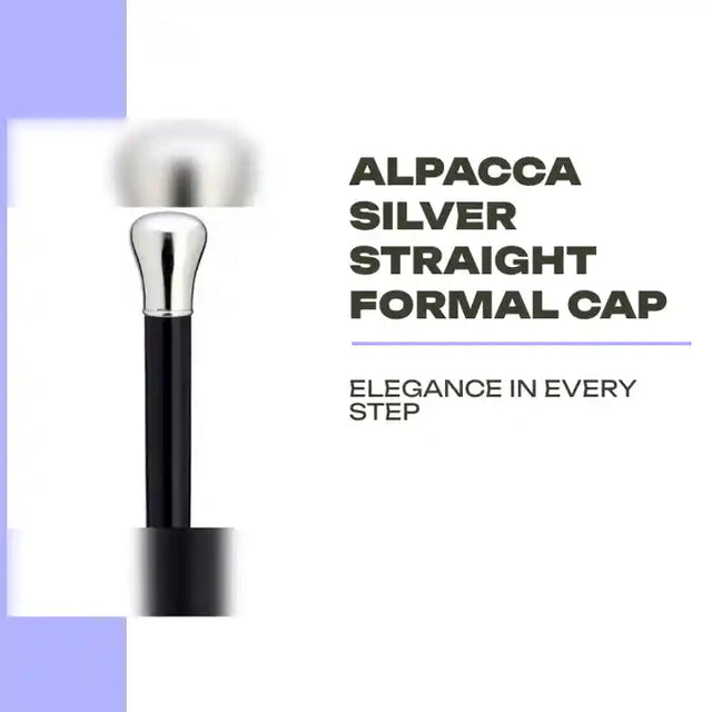 Alpacca Silver Straight Formal Cap by@Outfy