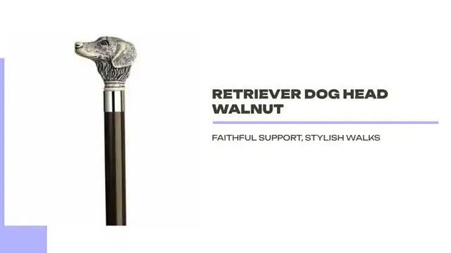 Retriever Dog Head Walnut by@Outfy
