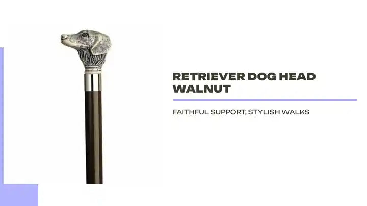 Retriever Dog Head Walnut by@Outfy