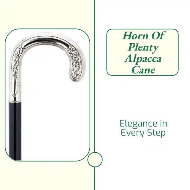 Horn of Plenty Alpacca Cane by@Outfy