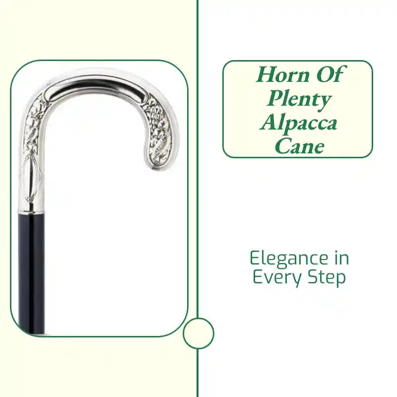 Horn of Plenty Alpacca Cane by@Outfy