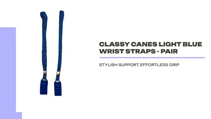 Classy Canes Light Blue Wrist Straps - Pair by@Outfy