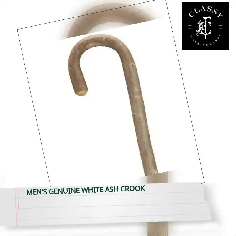 Men's Genuine White Ash Crook by@Outfy