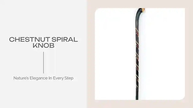 Chestnut Spiral Knob by@Outfy