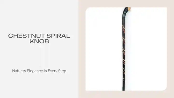 Chestnut Spiral Knob by@Outfy