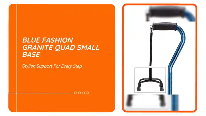 Blue Fashion Granite Quad Small Base by@Outfy