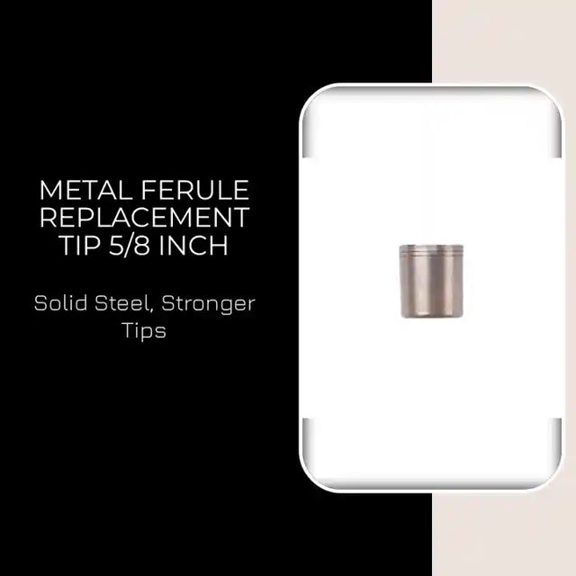 Metal Ferule Replacement Tip 5/8 inch by@Outfy