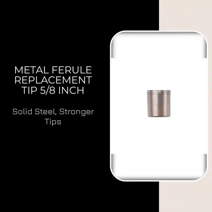 Metal Ferule Replacement Tip 5/8 inch by@Outfy