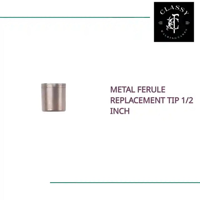 Metal Ferule Replacement Tip 1/2 inch by@Outfy