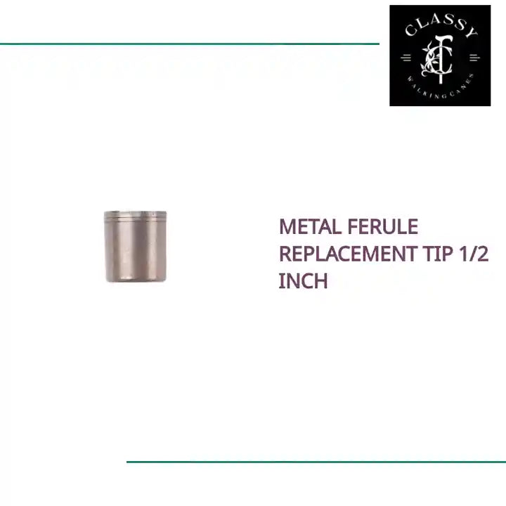 Metal Ferule Replacement Tip 1/2 inch by@Outfy