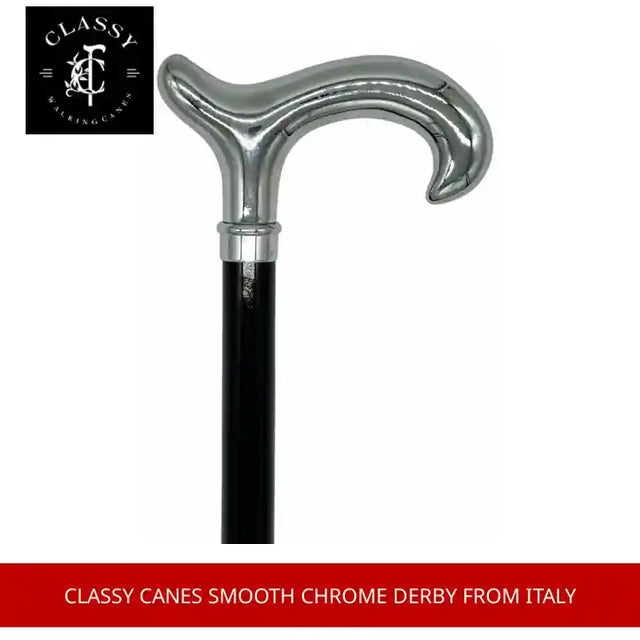 Classy Canes Smooth Chrome Derby from Italy by@Outfy