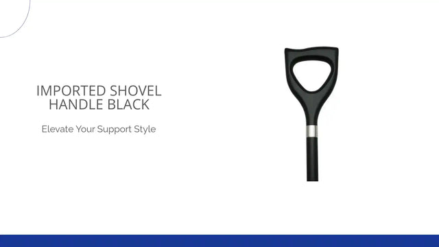 Imported Shovel Handle Black by@Outfy