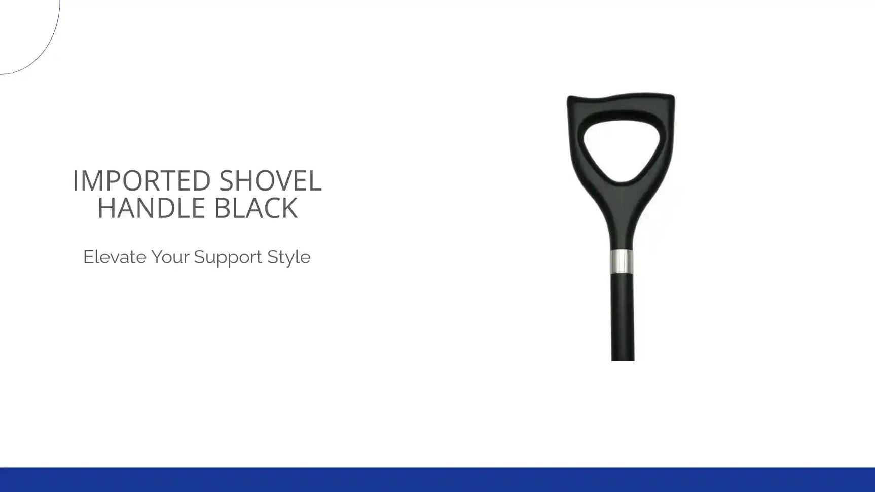 Imported Shovel Handle Black by@Outfy