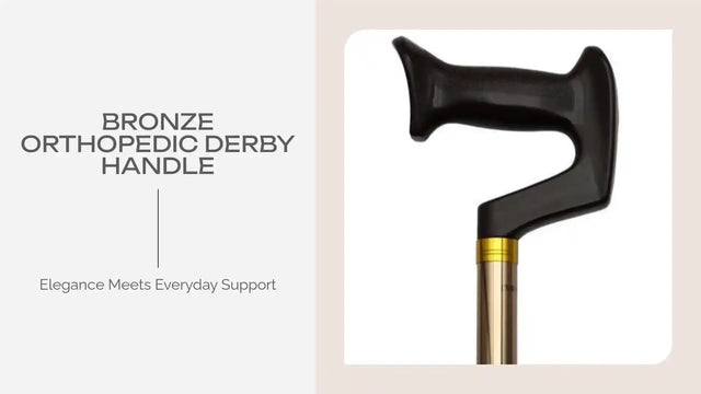 Bronze Orthopedic Derby Handle by@Outfy