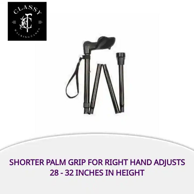 Shorter Palm Grip for Right Hand adjusts 28 - 32 inches in Height by@Outfy