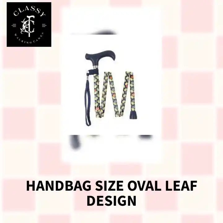 Handbag Size Oval Leaf Design by@Outfy