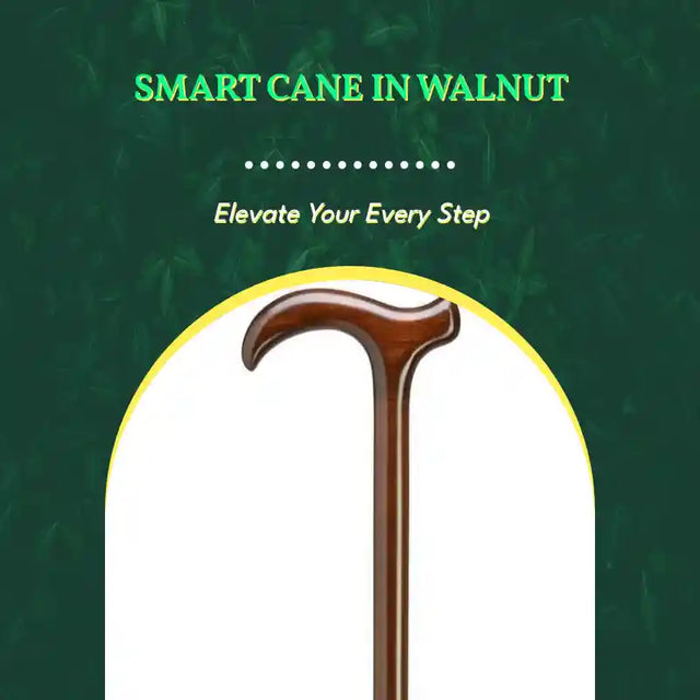 Smart Cane in Walnut by@Outfy