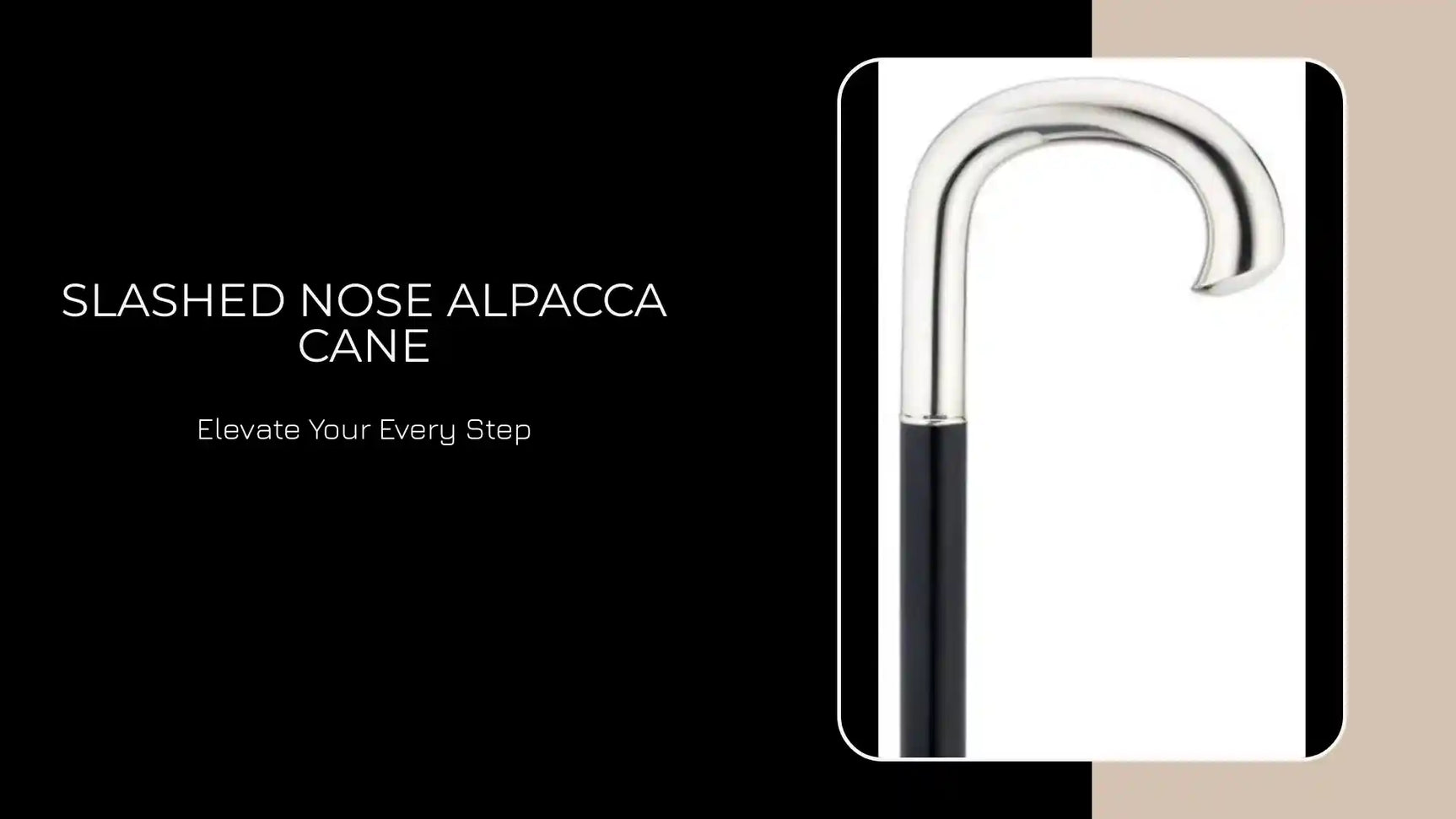 Slashed Nose Alpacca Cane by@Outfy