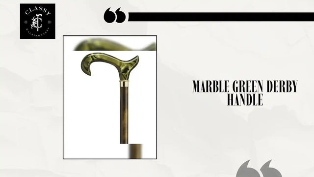 Marble Green Derby Handle by@Outfy