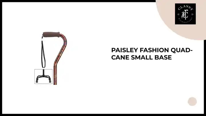 Paisley Fashion Quad-Cane Small Base by@Outfy