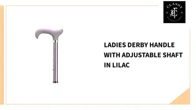 Ladies Derby Handle with Adjustable Shaft in Lilac by@Outfy