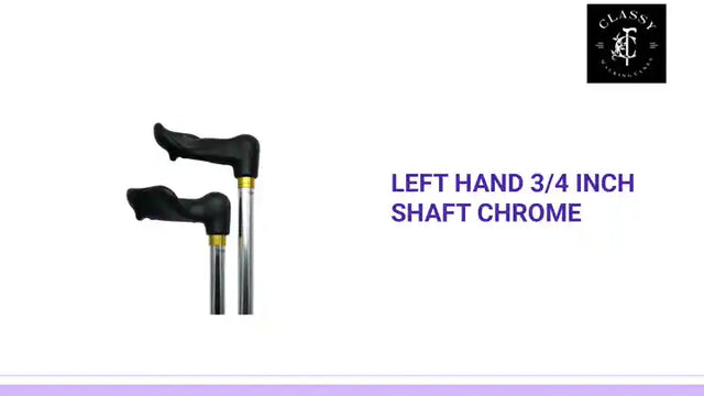 Left Hand 3/4 inch Shaft Chrome by@Outfy