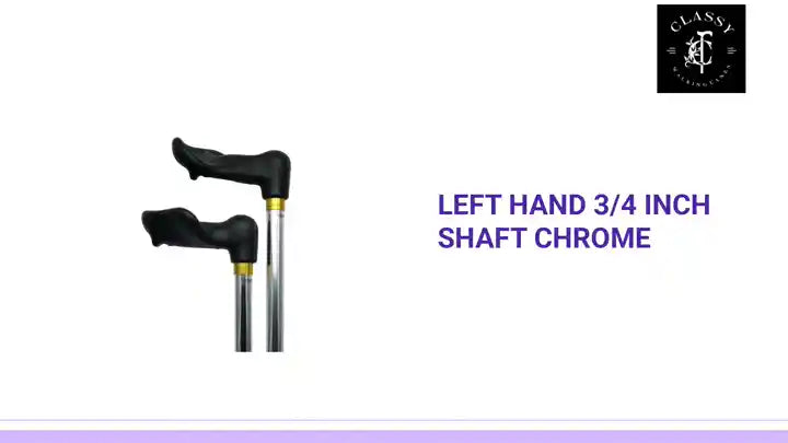 Left Hand 3/4 inch Shaft Chrome by@Outfy