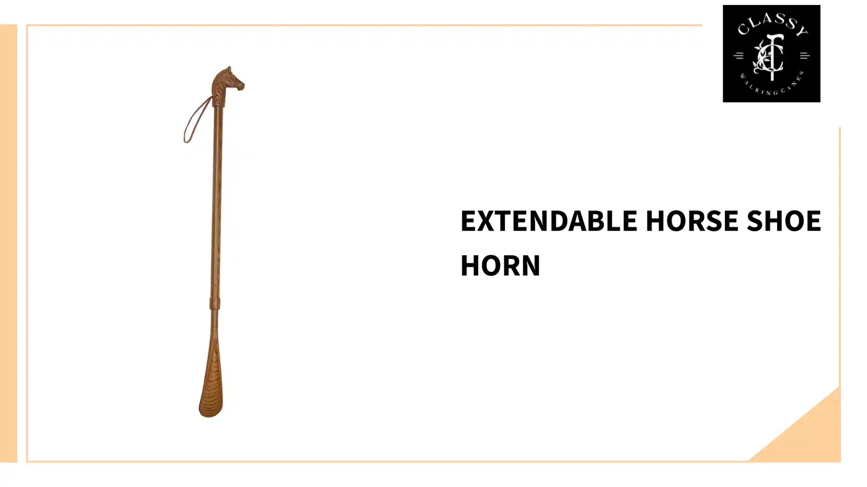 Extendable Horse Shoe Horn by@Outfy