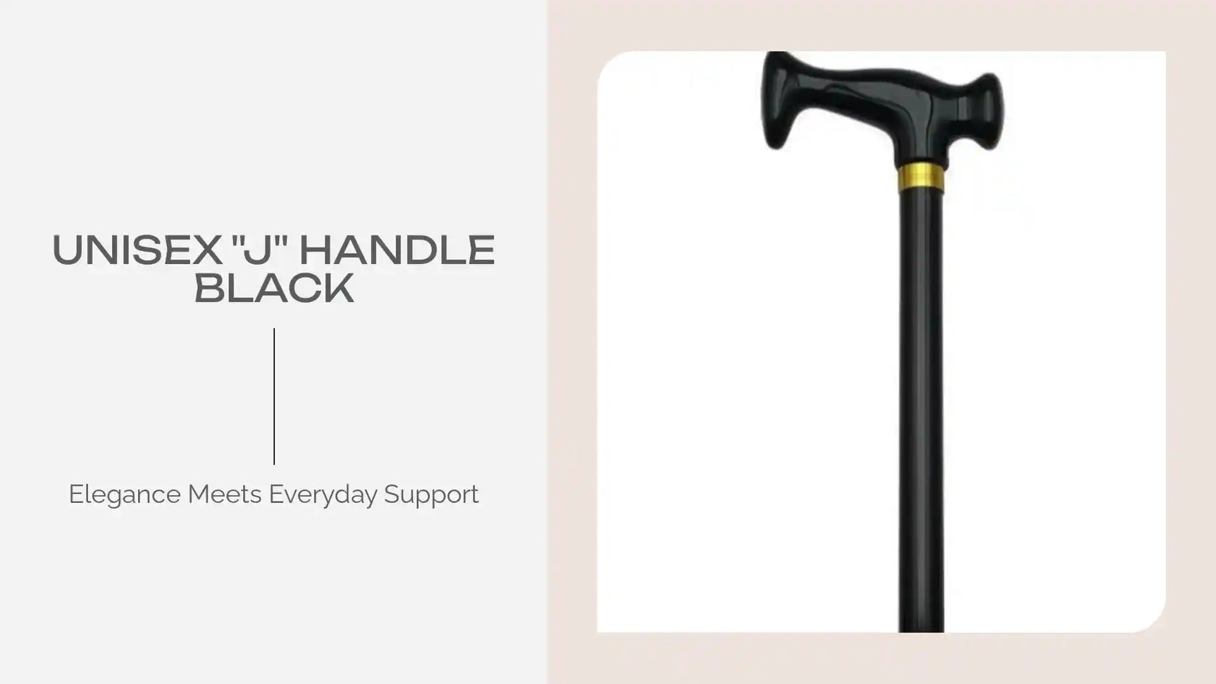 Unisex "J" Handle Black by@Outfy