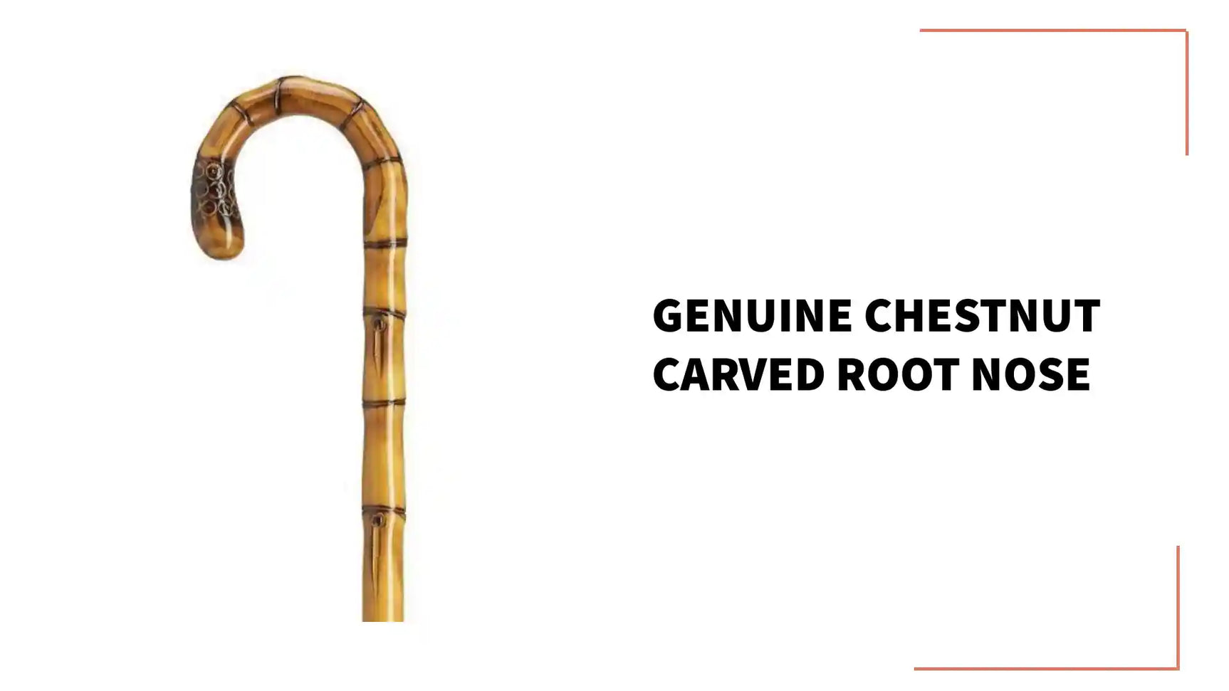 Genuine Chestnut Carved Root Nose by@Outfy