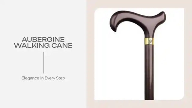 Aubergine Walking Cane by@Outfy