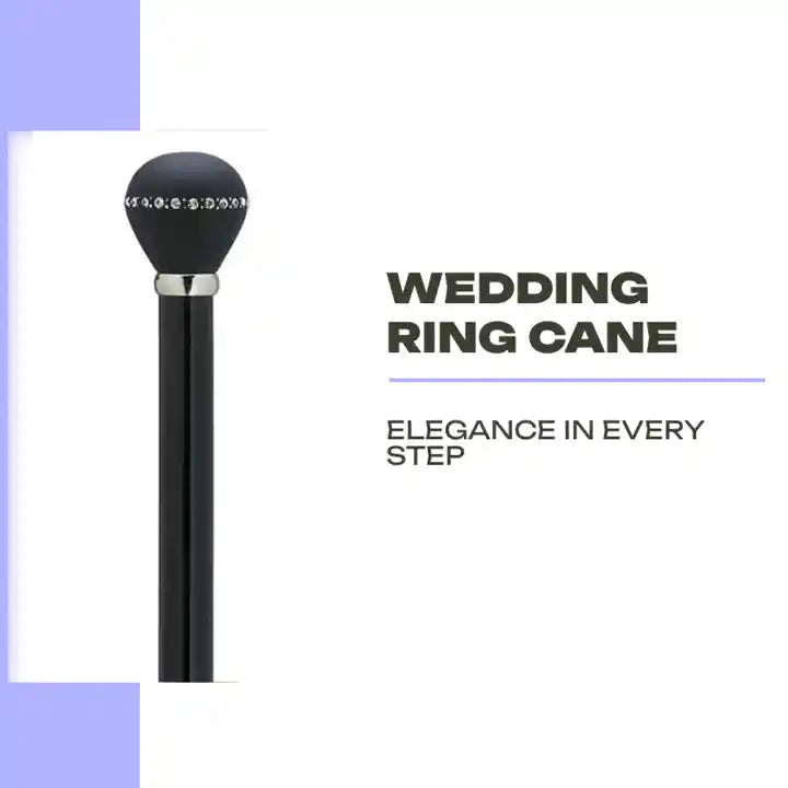 Wedding Ring Cane by@Outfy