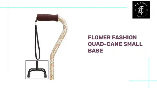 Flower Fashion Quad-Cane Small Base by@Outfy