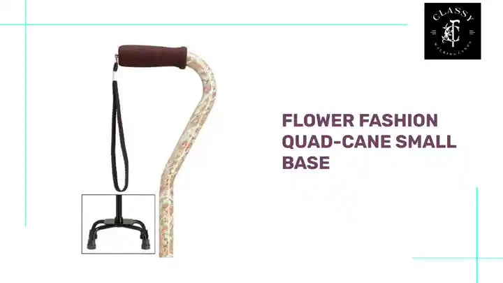 Flower Fashion Quad-Cane Small Base by@Outfy