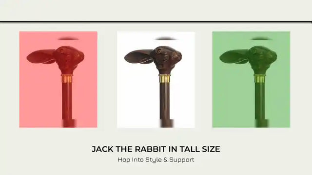 Jack The Rabbit Tall Walking Cane | Classy Walking Canes