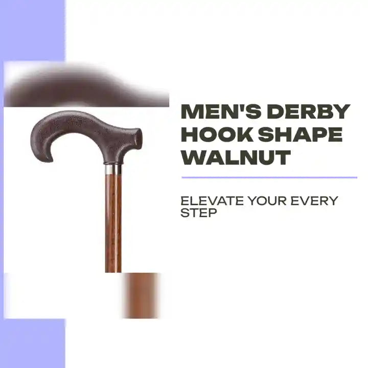 Men's Derby Hook Shape Walnut by@Outfy