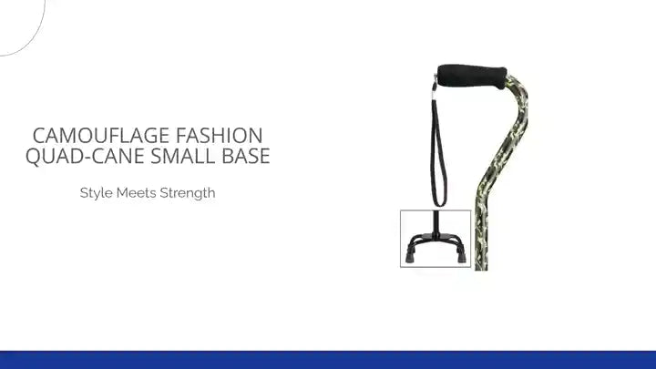 Camouflage Fashion Quad-Cane Small Base by@Outfy
