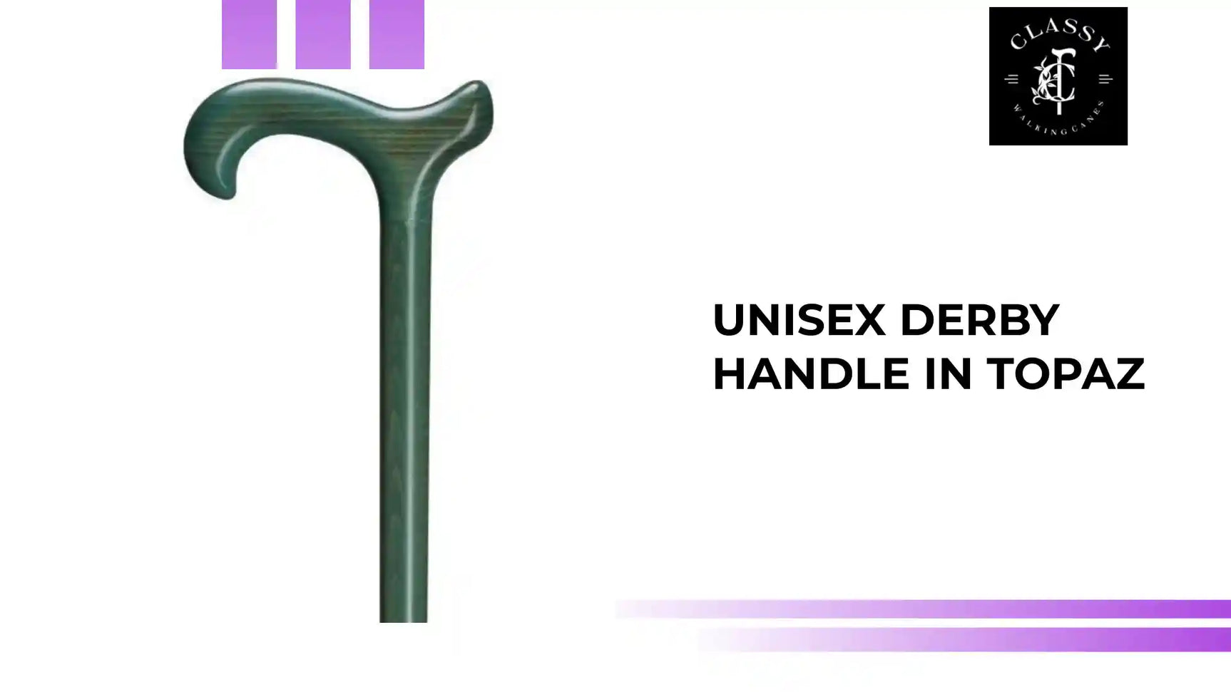 Unisex Derby Handle in Topaz by@Outfy