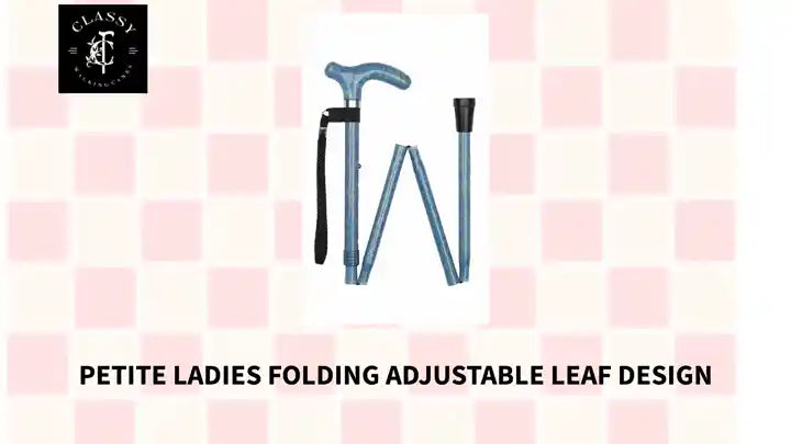 Petite Ladies Folding Adjustable Leaf Design by@Outfy