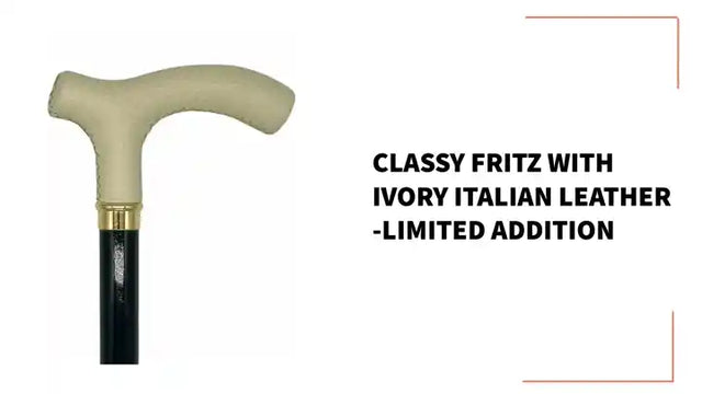 Classy Fritz with Ivory Italian Leather -Limited Addition by@Outfy