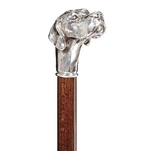 Lab- Silver Plated-Classy Walking Canes