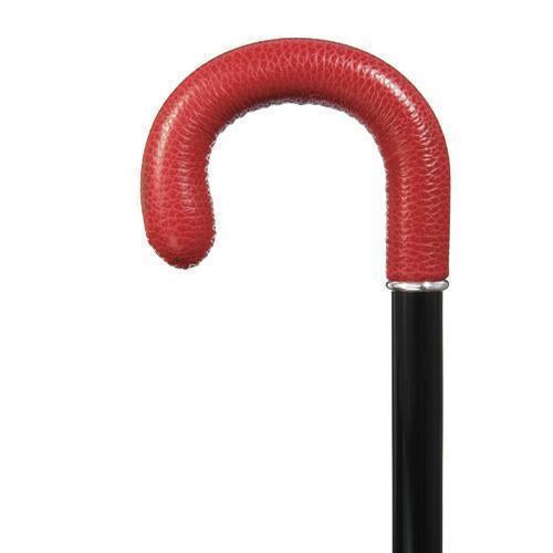 Red Snake Patterned Calf-Classy Walking Canes
