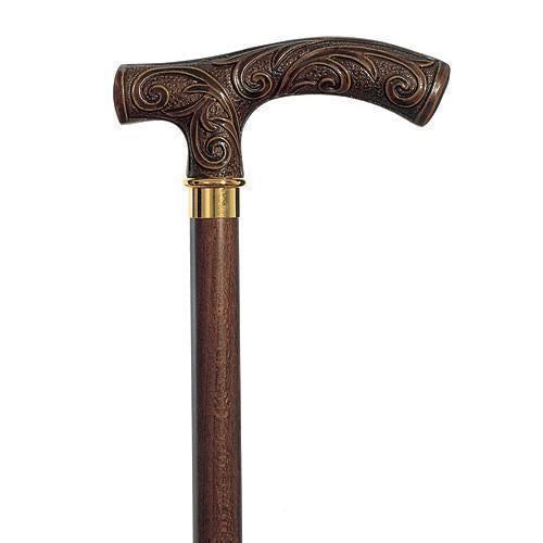 Victorian Handle Vintage Style Wooden Walking Cane