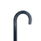 Classy Walking Cane 1 inch Tall Crook in Black-Classy Walking Canes