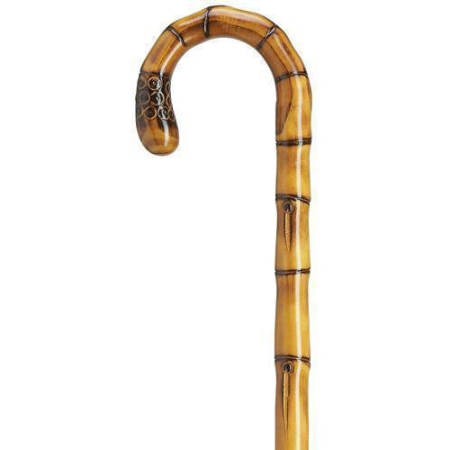 Genuine Chestnut Carved Root Nose-Classy Walking Canes