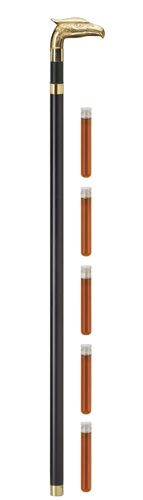 Straight Brandy Walking Cane with Eagle Handle-Classy Walking Canes