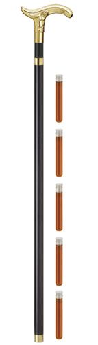 Straight Brandy Walking Cane with Mermaid Handle-Classy Walking Canes
